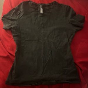 SKIMS BLACK COTTON T-SHIRT [GREAT CONDITION]